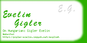 evelin gigler business card